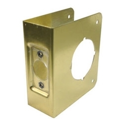 Don Jo Wrap-Around, Brass, 2 3/8" Backset, 1 3/4" Door