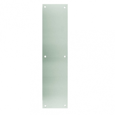 Don Jo 71-626 Push Plate, 4" X 16", .050", Satin Chrome