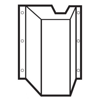 Don Jo 81-630 Vertical Rod Latch Protector