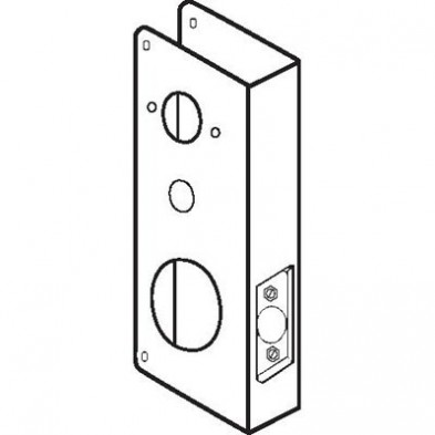  Don Jo Wrap-Around, Kaba 1000, 2 3/4" Backset, 1 3/4" Door