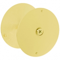 Don Jo Filler Plate, Brass, 2 5/8" Diameter