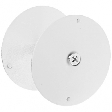 Don Jo Door Filler Plate-Round, Prime Coat, 2 5/8" Diameter