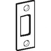 Don Jo Standard Deadbolt Strike, Stainless, 2 3/4" x 1 1/8"
