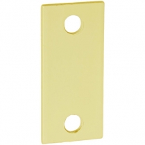 Don Jo Filler Plate, Brass, 2 1/4" x 1 1/8"