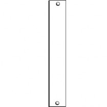Don Jo Door Filler Plate, Prime, 8" x 1 1/4" x 3/16"