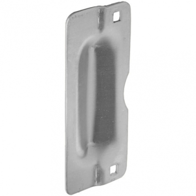 Don Jo 7" Latch Protector, Silver, 2 3/4" x 7"