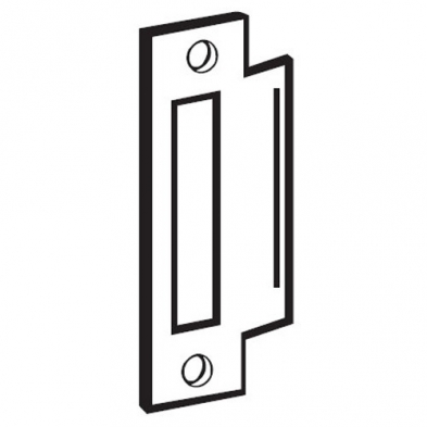 Don Jo A.S.A. Mortise Strike, Brass 4 7/8"x 1 1/4"