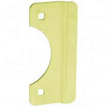 Don Jo Short Latch Protector, Brass, 2 5/8" x 6"