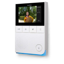 Doorbird A1101-W Indr Station 3 Relays Display 2-Way Wht