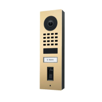 Doorbird D1101FV-S US3 Video Fingerprint Sngl Button Brass