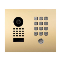 Doorbird D1101KHC-F US3 Vid Horizontal Keypad Sngl Rnd Brass