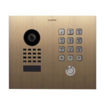 Doorbird D1101KHC-F US4 Vid Horizontal Keypad Sngl Rnd Brass