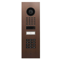 Doorbird D1101KV-F 10BE Video Keypad Sngl Button Brnz