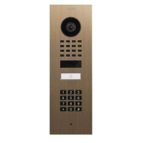 Doorbird D1101KV-F US4 Video Keypad Sngl Button Brass