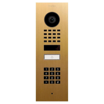 Doorbird D1101KV-F US4P Video Keypad Sngl Button Gold PVD