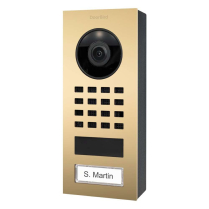 Doorbird D1101V-S US3 Video Sngl Button Brass