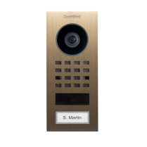 Doorbird D1101V-S US4 Video Sngl Button Brass