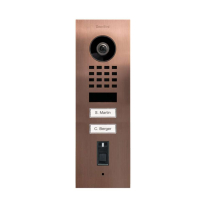 Doorbird D1102FV-F US10 Video Fingerprint Two Buttons Brnz