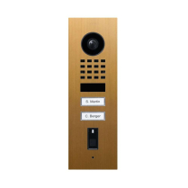 Doorbird D1102FV-F US4P Vid Fingerprint Two Buttons Gold PVD