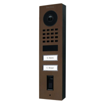 Doorbird D1102FV-S 10BE Video Fingerprint Two Buttons Brnz