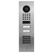 Doorbird D1102KV-F V2A Video Keypad Two Buttons Steel