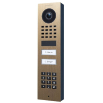 Doorbird D1102KV-S US4 Video Keypad Two Buttons Brass