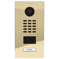 Doorbird D2101V US3 Video Box Ethernet Sngl Button Brass