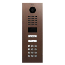 Doorbird D2102KV 10BE Vid Box Ethernet Keypad 2 Buttons Brnz