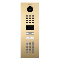 Doorbird D2102KV US3 Vid Bx Ethernet Keypad Two Buttons Brss
