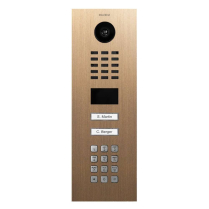 Doorbird D2102KV US4 Vid Box Ethernet Keypad 2 Buttons Brass