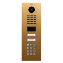 Doorbird D2102KV US4P Video Box Keypad Two Buttons Gold PVD