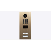 Doorbird D2102V US4 Video Box Ethernet Two Buttons Brass