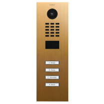 Doorbird D2104V US4P Video Box Ethernet 4 Buttons Gold PVD