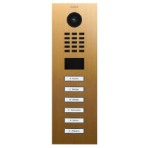 Doorbird D2106V US4P Video Box Ethernet Six Buttons Gold PVD