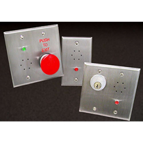 Dortronics 7281-EA Door Alrm LED Local Reset Dr Sgl Gng Plte