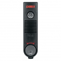 Detex EAX-500W-BLACK-W-CYL Exit Alarm