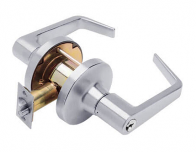 Falcon T501PD-Q-626 Entry Lock, Quantum Lever, Satin Chrome