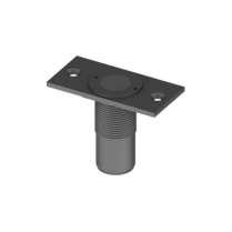 Hager 280X-US19 Flush Bolts Dust Proof Strike Flat Black