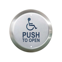 Hager 8225-01P-4.5-RND-BLK Mount Energy Operator 4.5 Rnd Blk