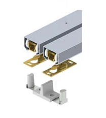Hager 9611-HD-96 Bypass Track Door Hvy Duty 96in Mill Alum