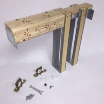 Hager 9628CS-108-2x4 108in 150Lb 2x4 Hvy Duty Pocket Door