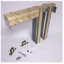 Hager 9850HD-96-2x8 96in 250Lb 2X4 Hvy Duty Pocket Door Kit