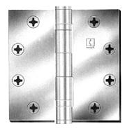 Hager BB1199-4-1/2X4-US32D Full Mortise Ball Bearing Hinge