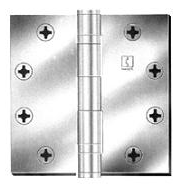 Hager BB1199-4-1/2X4-1/2-US32D Full Mortise Hinge