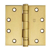 Hager BB1191-5X4.5-3 Full Mort Stndrd Ball Hinge 5x4.5in Brss
