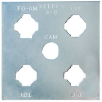 Keedex Lock Impression Plate