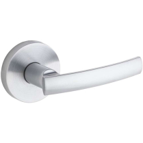 Kwikset Signature Contemporary Sydney Round Rose Grade 2 Lever Set