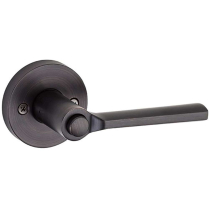 Kwikset Signature Contemporary Lisbon Round Rose Grade 2 Lever Set