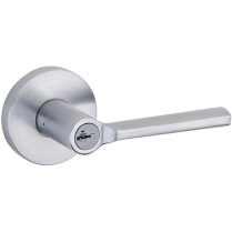 Kwikset Signature Contemporary Lisbon Round Rose Grade 2 Lever Set