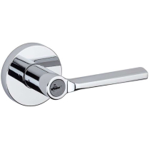 Kwikset Signature Contemporary Lisbon Round Rose Grade 2 Lever Set